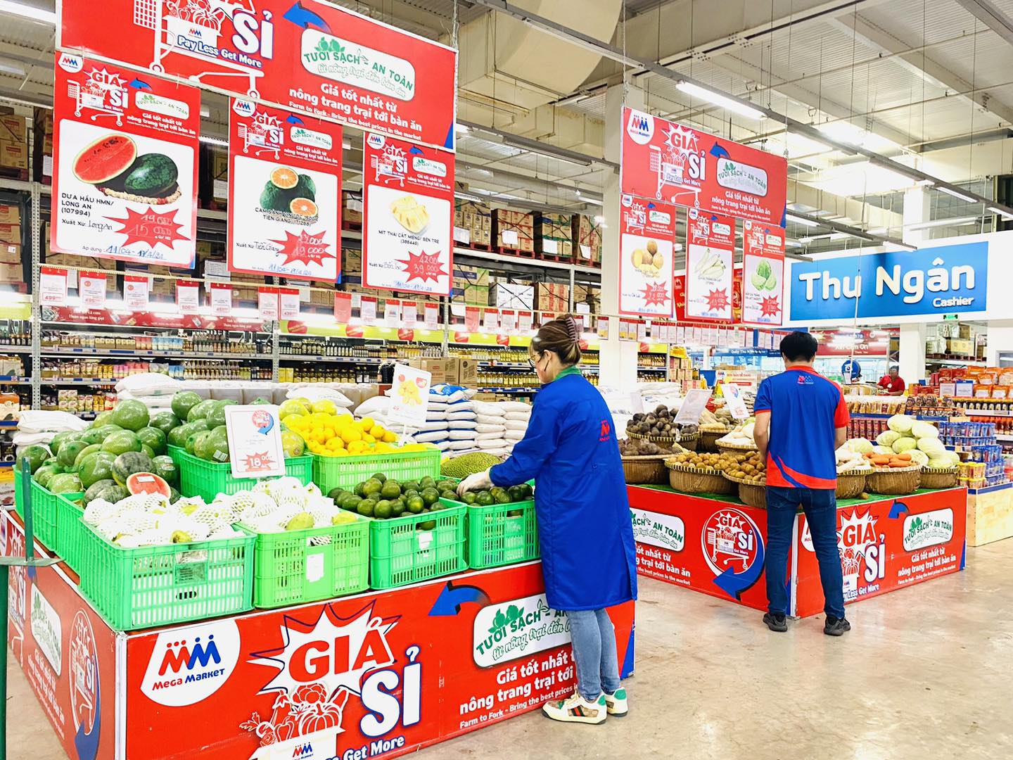 MM Mega Market Vũng Tàu đồng hành cùng các trang trại để xây dựng chuỗi cung ứng mặt hàng nông sản đạt chuẩn. (Nguồn: Internet)