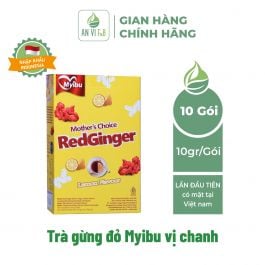 Trà Gừng đỏ đường nâu MYIBU vị chanh.