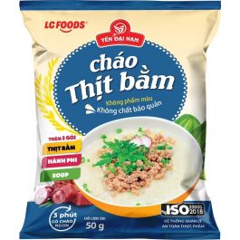 Cháo thịt bằm, thùng 50 gói, 50 gam/gói