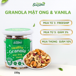 Healthy Granola Mật Ong Vanilla (150g)