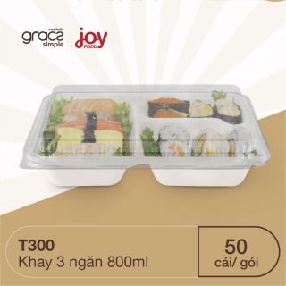 50 nắp nhựa khay 800-1000ml, gói 50 cái