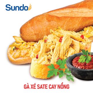 Bánh mì que gà xé sa tế cay nồng (3x63g)