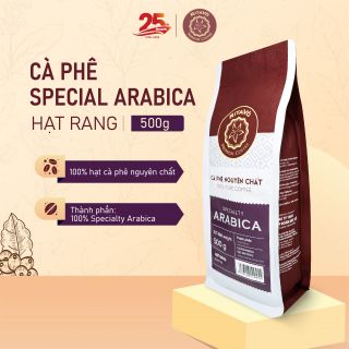 Cà phê nguyên chất hạt rang SPECIALTY ARABICA,  500g