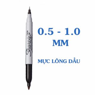 Bút lông dầu Sharpie Twin Tip Đen 32201