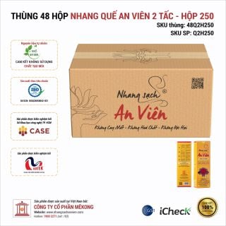 Thùng 48 hộp nhang quế An Viên 2 tấc