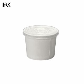 Thùng 800 Hũ Soup Giấy Trắng HRK Kèm Nắp 500ml (16oz), thùng 800 cái