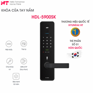 Khóa cửa tay nắm hai chốt khóa HDL-5900SK-2