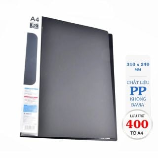 Bìa đựng hồ sơ 80 lá sức chứa 400 tờ A4 80 gsm Thiên Long Flexoffice FO-DB010 Xanh Lá