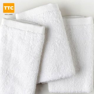 Khăn mặt khách sạn tiêu chuẩn 5*100% Cotton, trắng trơn, kích thước 34*34cm 60gam