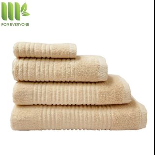 Khăn mặt cao cấp MK 100% cotton FK21 màu nâu (34x78cm)