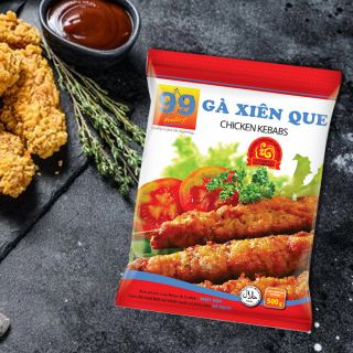 Gà 99 Poultry xiên que, 8 xiên, 500g 