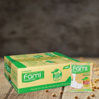Sữa đậu nành Fami, thùng 40 gói, 200ml 