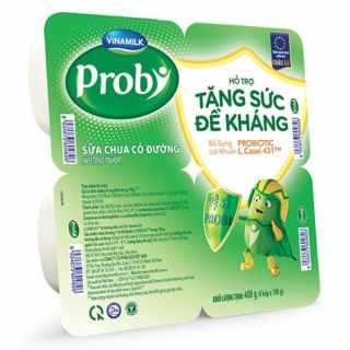 Sữa chua Vinamilk Probi có đường, thùng 48 hộp, 100g