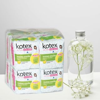 Băng vệ sinh Kotex hằng ngày kháng khuẩn hương tự nhiên, 8 gói, 8 miếng