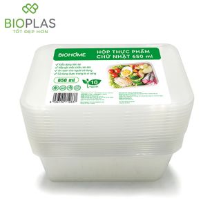 Hộp thực phẩm chữ nhật 650ml