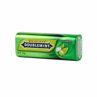Kẹo ngậm Double Mint hương Spearmint hộp thiếc 23.8g