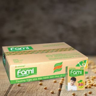 Sữa đậu nành Fami, thùng 36 hộp, 200ml 