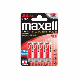 Combo 4 Viên ( 1 Vỉ ) Pin Than Maxell AA (R6P)