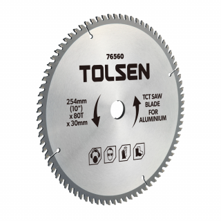 ĐĨA CẮT NHÔM 305MM*30MM*120T RĂNG TOLSEN 76571