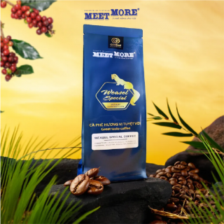 Cà Phê Chồn Rang Xay Hảo Hạng - Meet More Coffee (4 gói x 50g)