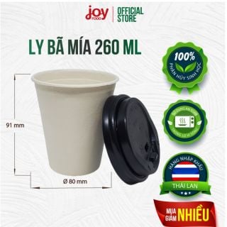 [ GIẢM 15% ++ OFF] 1 thùng ly bã mía Gracz Thái Lan 260ml 1000 cái