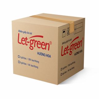 Khăn giấy bỏ túi Let-Green, 9 Gói/Bao, 96 bao/thùng