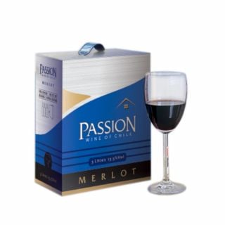 Rượu Passion Merlot Red 13.5%, 3 lít