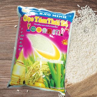 Gạo Tám Thái đỏ đặc biệt Bảo Minh, 5kg