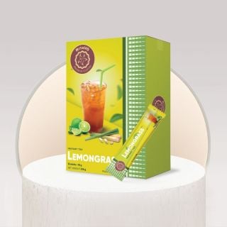 Thùng Trà hòa tan sả chanh thương hiệu Rita Võ Premium Cafe - Hộp 216g (12 gói x 18g)