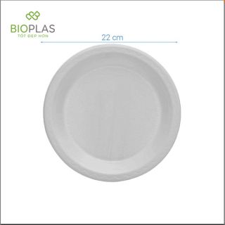 Bio Đĩa nhựa tròn  22cm (10 cái/gói)