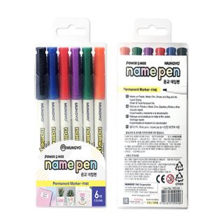 Bút lông dầu Name Pen Mungyo PES-6A (6 Cây/ hộp)