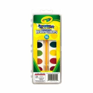 Bộ 16 màu nước rửa được CRAYOLA 530555