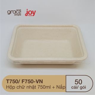 50 nắp nhựa hộp khay 600-750ml, gói 50 cái