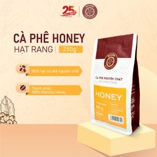 Cà phê nguyên chất hạt rang HONEY, 250g