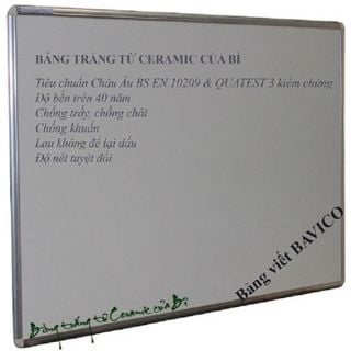 Bảng từ viết bút lông Ceramic của Bỉ KT 120x140cm