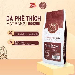 Cà phê nguyên chất hạt rang THÍCH – 500g