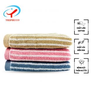 TP- KHĂN TAY COTTON SỌC DỌC Z729