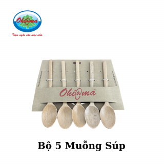 Bộ 5 muỗng súp Ohi@ma (1 bộ)