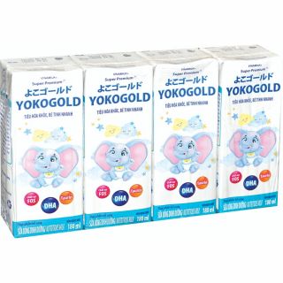 Sữa Vinamilk Yoko Gold, lốc 4 hộp, 180ml