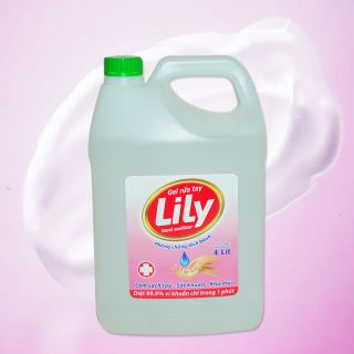 Gel rửa tay Lily, bình 4 lít