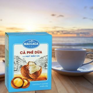 Cà phê dừa Macca, 12 gói, 20g 