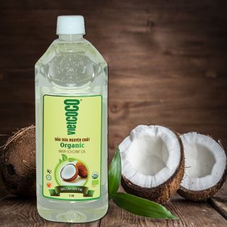 Dầu dừa Organic Vietcoco, 1 lít