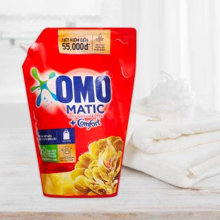 Nước giặt Omo Matic cửa trên tinh dầu thơm, 2.9kg