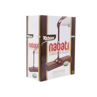 Bánh xốp Nabati vị socola, hộp 20 cái, 15g