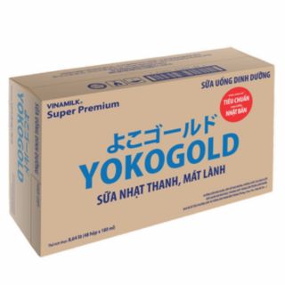 Sữa Vinamilk Yoko Gold, thùng 48 hộp, 180ml