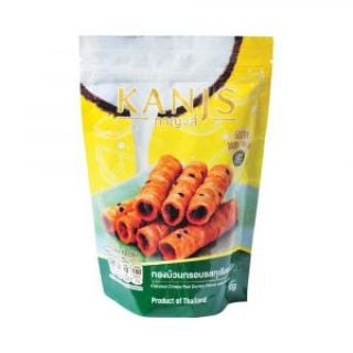 Dừa cuộn sấy giòn Kanjs sầu riêng 70g