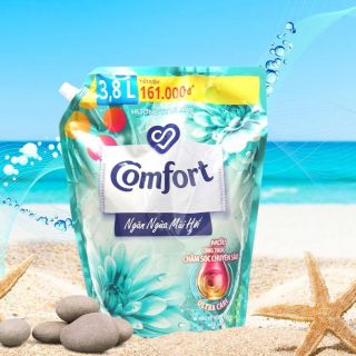 Nước xả Comfort ngăn mùi hương tươi mát, 3.8 lít