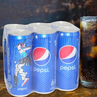 Nước ngọt Pepsi Cola, lốc 6 lon, 320ml