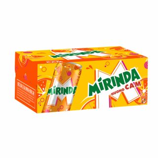 Nước ngọt Mirinda cam sleek, thùng 24 lon, 320ml