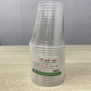 Cốc PP trong 500ml x20c